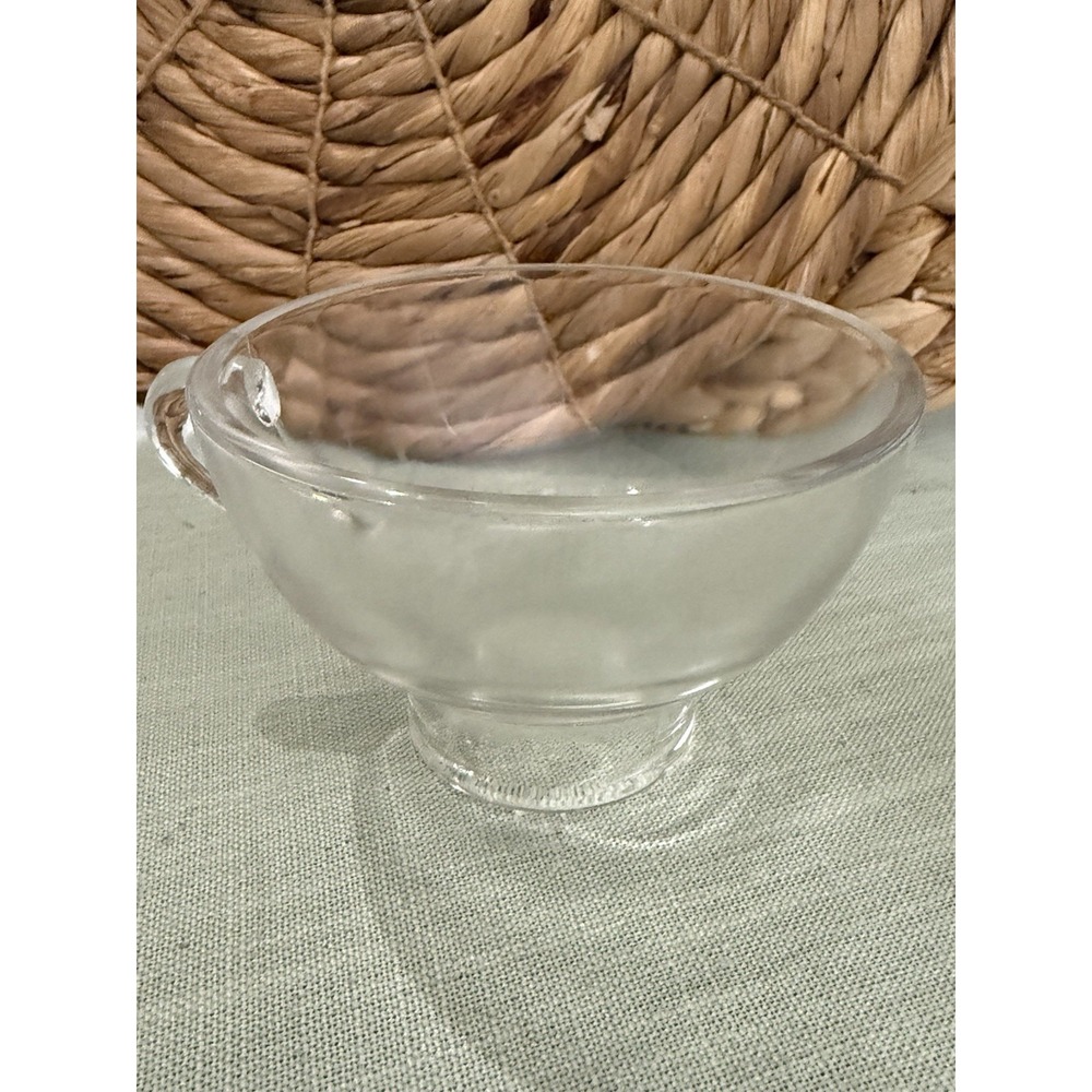Antique Vintage Clear Glass Funnel with Handle Canning Cooking Baking Farmhouse